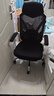 黑白调P4 Pro人体工学电脑椅子办公椅可躺午休椅电竞椅久坐舒适老板椅 霜白(2D腰托+155°带脚托可躺） 实拍图
