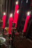 安赛瑞 蜡烛 应急照明加粗日用大号长杆 红色10根装/包 2*20cm 28034 实拍图