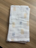 金号A类纯棉毛巾儿童洗脸毛巾纱布毛巾蜂巢无捻毛巾女士美容巾4条  实拍图