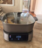 九阳（Joyoung）电火锅IH秒涮火锅专用锅IH电磁加热2200W大火力多功能锅6L烤涮分体电炒锅电煮锅鸳鸯锅HG60-G3 实拍图