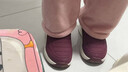 足力健老人鞋加绒羊毛靴中老年防寒保暖雪地靴棉鞋冬季女鞋 8689K酒红36 实拍图