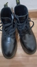 马登男士马丁靴秋冬加绒工装靴英伦风黑色休闲皮鞋男通勤百搭真皮靴子 黑色 [软皮/6孔]情侣款 40 男码 实拍图