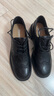 拔佳牛津鞋女2024秋新款英伦羊皮布洛克小皮鞋45019CM4 黑色 36 实拍图