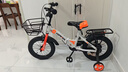 永久（FOREVER）儿童自行车男女款小孩单车可折叠脚踏车4-6-8-10岁辅助轮14寸橙色 实拍图
