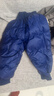 欧孕（OUYUN）宝宝羽绒裤外穿冬季新款男童女童儿童婴儿90白鸭绒裤子男 藏青蓝 [90白鸭绒 A类标准] 100 [建议身高90cm-100cm] 实拍图