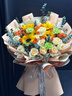艾斯维娜鲜花速递向日葵混搭花束生日礼物全国同城配送 向日葵香槟混搭花束【阳光款】 实拍图