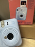 富士（FUJIFILM）instax  mini12 一次成像 立拍立得相机 mini12 绣球蓝 套餐七（官方标配+相机包+相册+白边相纸10张） 实拍图