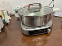 九阳（Joyoung）0涂层IH秒涮电火锅火锅专用锅电锅家用4-8人分体式可拆洗多功能电蒸锅不锈钢电煮锅6L火锅锅GN12 实拍图