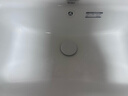 波彼（BOBI）台盆陶瓷一体盆洗手盆单盆阳台浴室柜卫生间半嵌入洗脸面盆池定制 【80*48CM】盆+弹跳下水+防臭管 实拍图