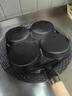 典匠四孔铸铁煎蛋锅无涂层不易粘多功能早餐模具汉堡蛋饺锅平底煎锅 实拍图