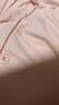 浪莎睡衣女夏季可外穿纯色长袖宽松休闲大码家居服套装 粉色【开衫款 四季可穿】 M 实拍图