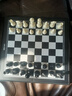 得力（deli）磁吸国际象棋儿童学生黑白磁性比赛训练益智折叠款加大号 实拍图