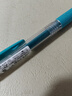 斑马牌（ZEBRA）JJ15 按动中性笔 签字笔 0.5mm子弹头啫喱笔水笔 彩色学生考试笔 蓝绿色 单支装 实拍图