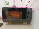 格兰仕（Galanz）微波炉烤箱一体机 平板式不锈钢内胆23升大容量家用光波炉机械旋钮操作简单G80F23SP-M8(S0) 实拍图