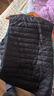 京东京造【零压系列】轻薄羽绒服男外套冬季 防钻绒马甲背心男 曜石黑  L 实拍图