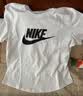 耐克(NIKE)春夏女短袖T恤 纯棉 运动休闲 修身显瘦 DX7907-100 白色S 实拍图