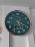 Timess挂钟夜光电波钟客厅挂钟智能感光时钟双日历温度挂表自动对时35cm 实拍图