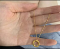 中国黄金（CHINA GOLD）黄金吊坠女足金莫比乌斯环项链生日礼物送女友老婆母亲爱人 【今/次日达】足金吊坠+S925链 实拍图