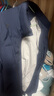 霞湖世家【拒水白鹅绒服】匈牙利拒水90绒子时尚立领羽绒服345A M 传奇蓝 实拍图
