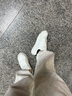 ZHR小白鞋女厚底增高轻便女鞋经典运动休闲鞋子轻奢百搭情侣鞋男女款 白黑（单里） 37 实拍图
