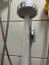 海立增压淋浴喷头高压洗澡浴霸手持莲蓬头2米软管铬色两件套09912-2 实拍图