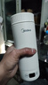 美的（Midea）电热水杯电热水壶保温烧水杯350ml迷你便携式旅行智能恒温316L不锈钢无异味MK-DB35X22 实拍图