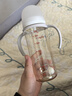 自然离乳PPSU重力球吸管奶瓶双把手330ml12月+(附带奶嘴12月*2支) 实拍图