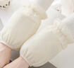 韩版秋冬蕾丝绒布短款防污袖套可爱成人学生上班家用干活护袖头女 花边绒布长款米白 实拍图