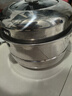 苏泊尔SUPOR 蒸锅真味鲜不锈钢双层复底28cm蒸鱼锅加高锅盖蒸笼EZ28BS04 实拍图