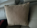 京东京造灯芯绒抱枕 超柔抱枕沙发床头客厅办公室午休腰靠枕垫45x45cm驼色 实拍图