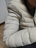 鸭鸭（YAYA）佟丽娅同款轻薄羽绒服女新款冬季短款圆领内胆修身时尚薄外套男 米白色【女款无领】 L 【建议100-115斤】 实拍图