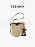 天美意（TEENMIX）牛皮包包女包女士斜挎包百搭水桶斜跨单肩包女情人节礼物送女友 实拍图