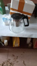 茶吧机饮水机玻璃电热水壶茶壶茶台电茶炉保温壶单壶带滤网耐高温茶具大容量水壶泡茶壶茶水分离 黑色全把款式 实拍图