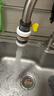 京冇水龙头过滤器防溅头延伸器厨房万能接头净水器厨用龙头嘴旋转花洒 实拍图