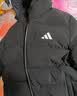 adidas 600蓬休闲保暖鸭绒连帽羽绒服外套男秋冬阿迪达斯轻运动   黑色   M 实拍图