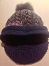 卡蒙（Kenmont）发热抗菌毛线帽贝雷帽子女冬天韩版针织帽百搭后托帽狐狸毛球9416 藏青色 均码  58cm 实拍图