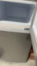 奥克斯小冰箱家用小型迷你冷藏冷冻两用出租房宿舍用节能省电寝室办公室电冰箱 【热卖款 升级净化去味】22A126DW银 实拍图