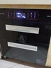 万宝消毒柜嵌入式家用新款厨房碗筷餐具多功能烘干消毒一体消毒碗柜大容量高温304不锈钢 二星级 100L 银拉手两层+12功能+高温消毒 实拍图