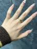 中国黄金（CHINA GOLD）碎碎冰18K金戒指女素圈求婚戒子七夕情人节礼物送女友老婆生日 18k金碎碎冰戒指-12#【今/次日达】 实拍图