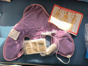 俞兆林电加热披肩 颈椎肩颈热敷袋理疗袋艾灸艾草盐袋海盐热敷包紫 HJ01 实拍图