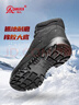 强人男靴际华3515加绒保暖户外训练靴军迷防寒棉鞋 轻便防寒靴 黑 41 实拍图