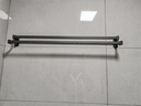 卡贝（cobbe）枪灰浴室毛巾杆免打孔太空铝卫生间置物架单杆双杆浴巾架收纳架 枪灰-双杆毛巾杆-80CM 实拍图