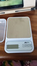 香山电子秤厨房秤 克重称精准0.1g 食物秤 不锈钢秤面 6kg Type-C充电 实拍图