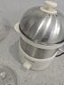 九阳（Joyoung）蒸蛋器 煮蛋器 定时 自动断电安心用 小型316L不锈钢多功能 双层蒸煮鸡蛋早餐神器ZD14-GE330 实拍图