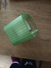 【热销百万】厨房壁挂式姜蒜收纳盒可沥水生姜蒜头置物架挂篮浴室 墨绿色【大号】+【贴片】一个装 实拍图