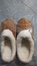 2025新款棉拖鞋女士秋冬季家居室内加绒保暖可爱少女心棉鞋外穿 8803-黄色 38 -39适合37-38 实拍图