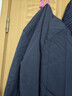 罗蒙（ROMON）夹克男士秋冬季外套纯色立领百搭行政商务休闲商务男装ii6深蓝L 实拍图