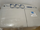 美的（Midea）双桶洗衣机半自动8公斤 品质双电机双缸洗脱分离大件轻松洗 以旧换新家电国家补贴 MP8DS136 实拍图