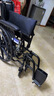 京巧铝合金轮椅老人专用出行小型轻便旅行家用手推代步车折叠轮椅车 实拍图