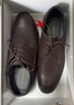 红蜻蜓真皮男鞋秋冬舒适商务休闲皮鞋高级正装德比鞋婚鞋WTA7376棕色40 实拍图